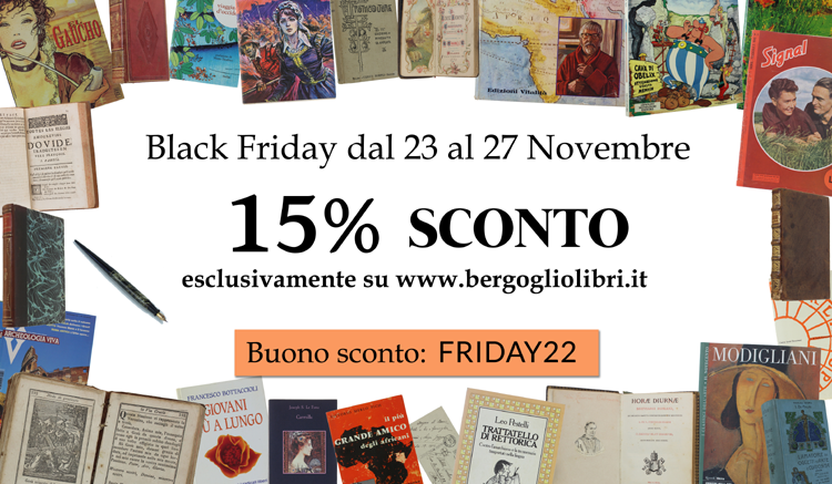 Su www.bergogliolibri.it SCONTO 15% con il buono sconto FRIDAY22